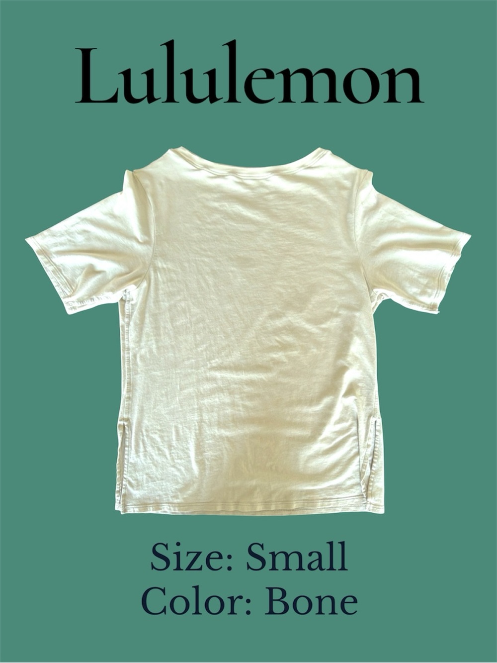 lululemon athletica  Bone Short Sleeve Tee